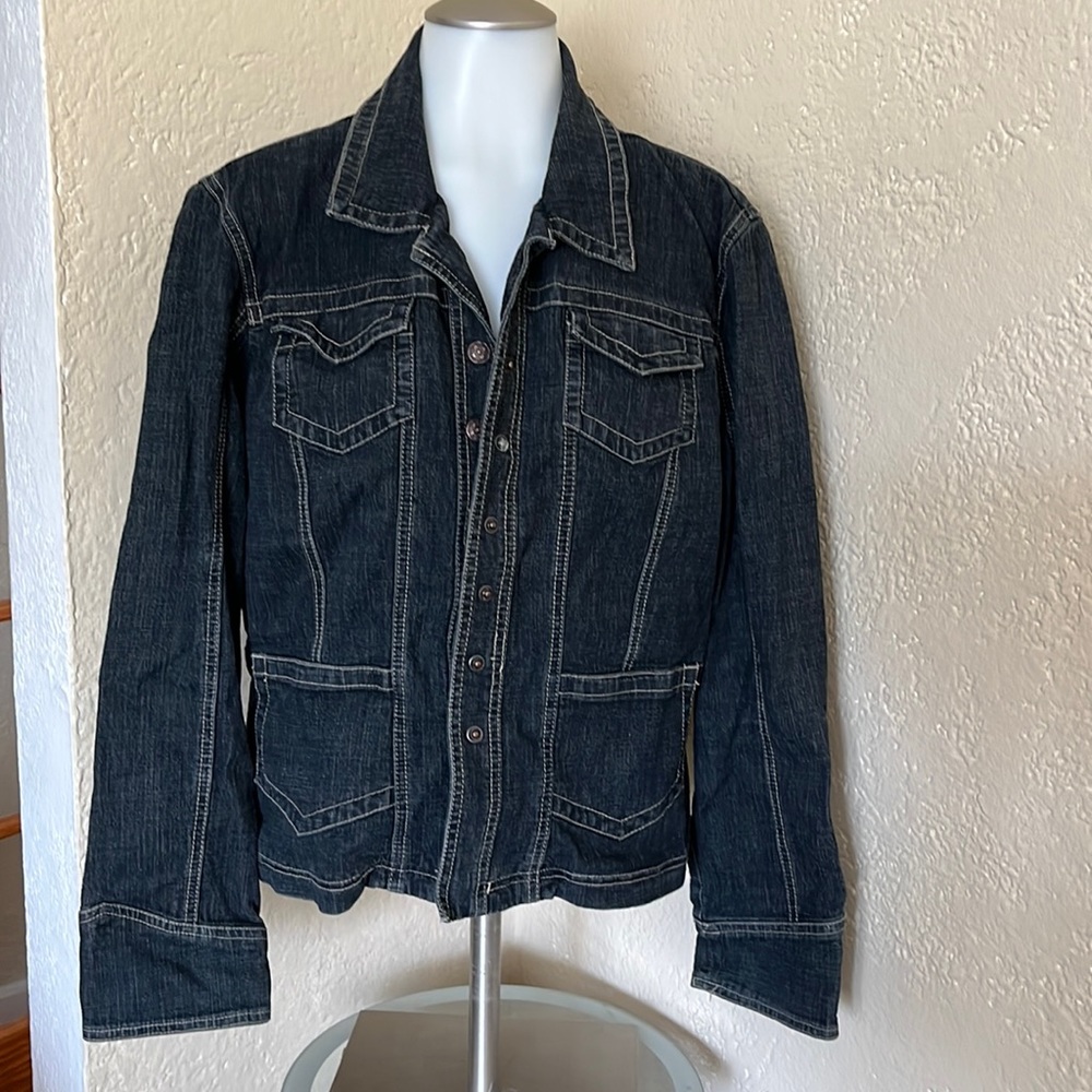Live alittle LAL Jean jacket unlined XL with stretch